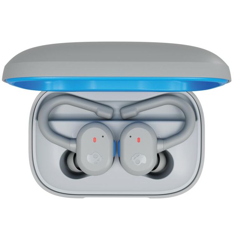  سماعات بوش أذن داخلية لاسلكية النشطة من سكل كاندي - رمادي/أزرق