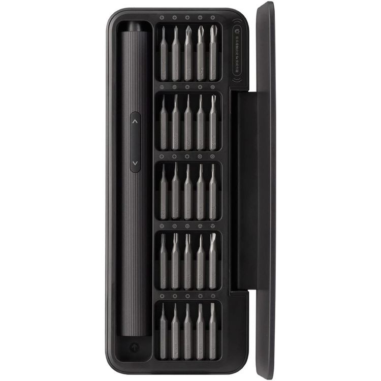 Powerology 25 in 1 Electric Screwdriver Set with Aluminum Alloy - Grey