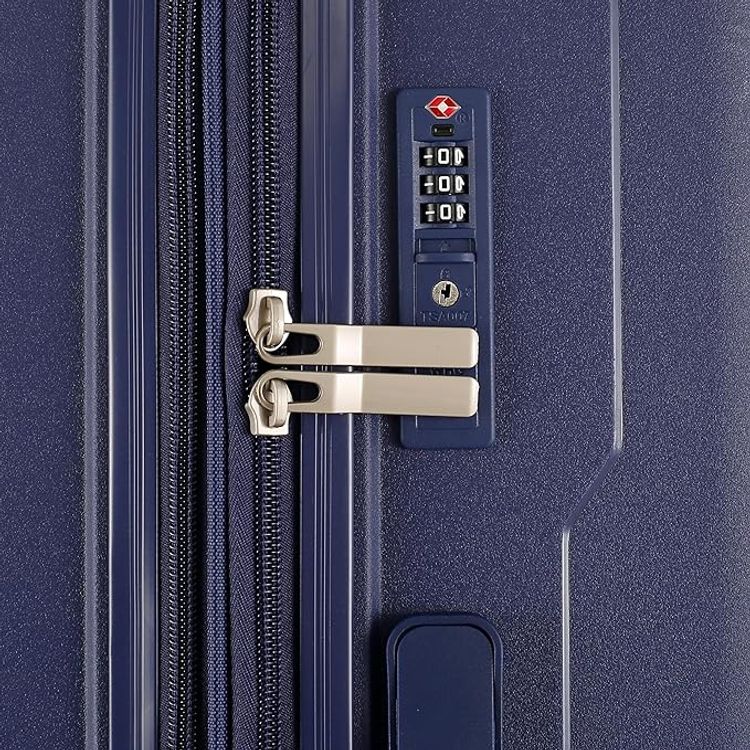 H.T Luggage Bag, Hard Case Polypropylene (PP) Material - Small/Blue