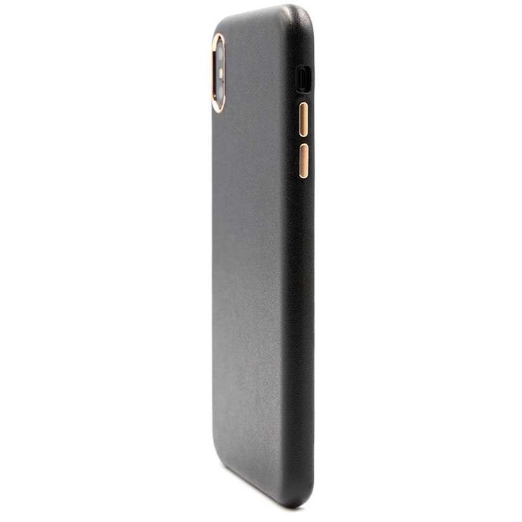 iGuard by Porodo Classic Leather Back Case For iPhone Xs/Max (6.5"), Shock Resistant, Scratches Resistant, Easy Access to All Ports - iPhone 11