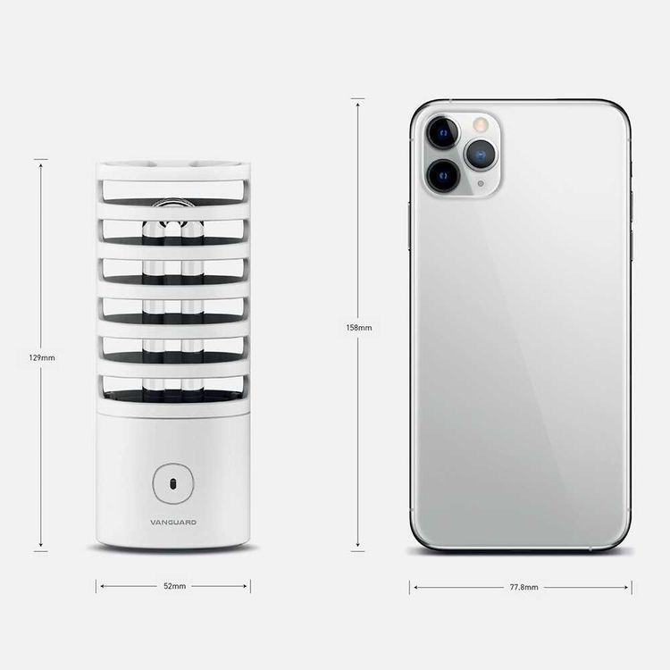 Viva Madrid Vanguard Illumax Portable UV Germicidal Lamp   - White