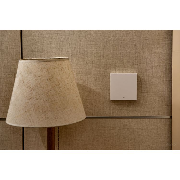 Aqara Smart Wall Switch H1 EU With Neutral ,Double Rocker-White