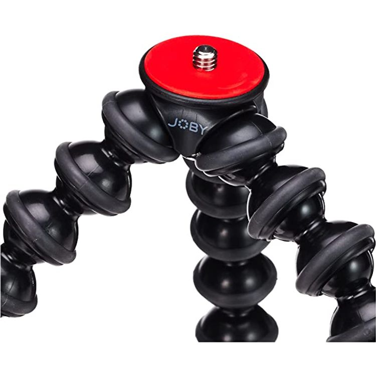 Joby Gorilla Pod 1K Stand for Camera, Flexible legs - Black/Red