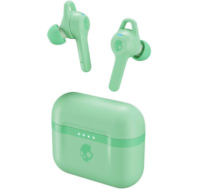 Skullcandy Indy Evo True Wireless In-Ear Earphones with Call, 30-hours Battery Life + Rapid Charge, IP55 Sweat, Water and Dust Resistant, 3 EQ Modes (Music, Movie, Podcast) - Pure Mint