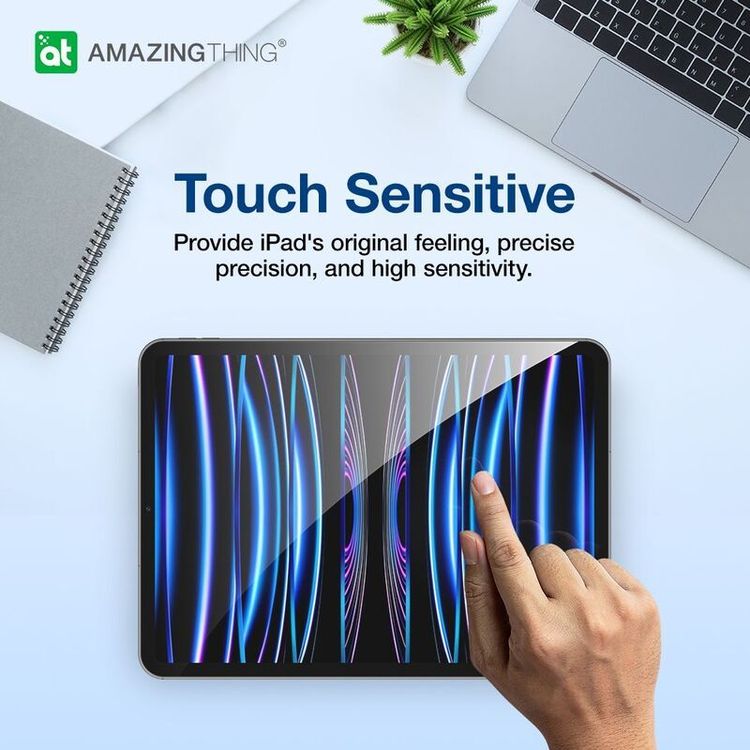 AmazingThing 2.5D Full Cover Radix Clear Glass Screen Protector - iPad 10.9-Inch