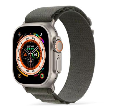 HYPHEN Watch Strap Nylon Loop for Apple Ultra (Medium) - Green