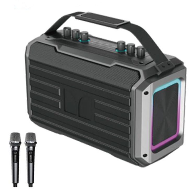 Monster Adventurer 1000 Portable Bluetooth Speaker with 2 Microphones , 10m Transmission Range, Bluetooth Version 5.3, Up to 5.5 Hours Playtime, 4000mAh Battery Capacity - Black