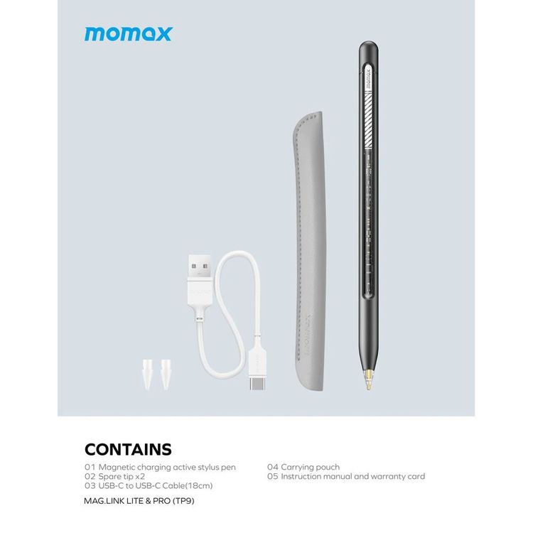 Momax Mag.Link Pro Magnetic Charging Active Stylus Pen