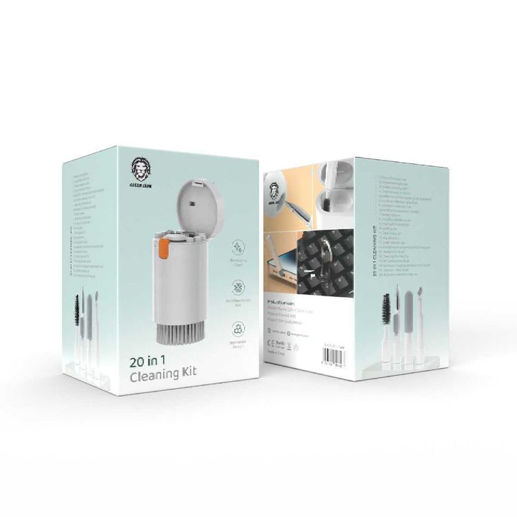 مجموعة التنظيف متعددة الوظائف 20 في 1 من جرين ليون - أبيض